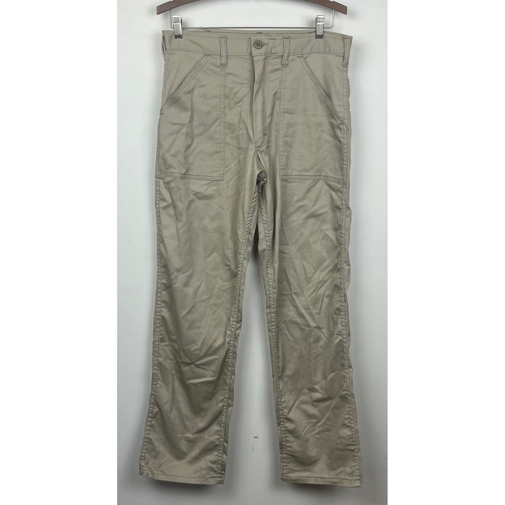 Stan Ray Fatigue Pants 31x30 Khaki Utility Wear Gorpcore Made in USA Streetwear